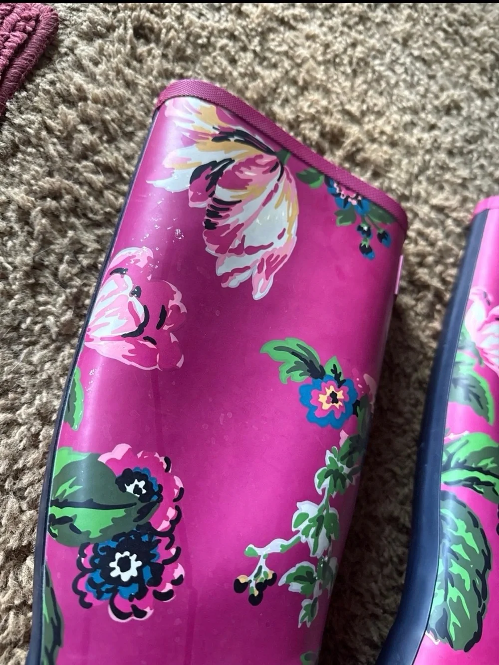 Joules Floral Rain Boots
